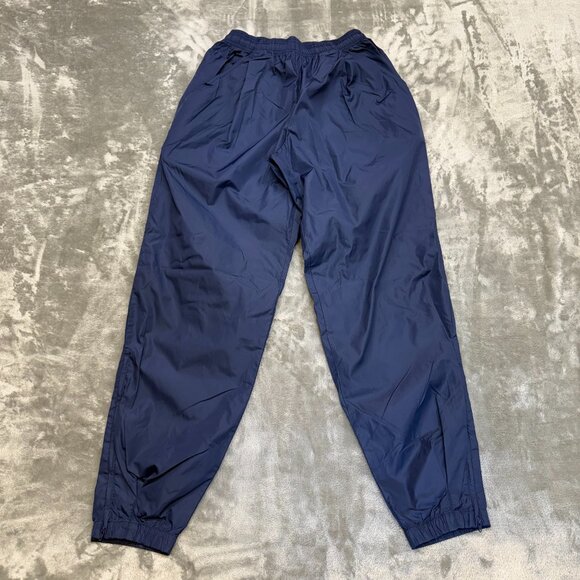 Vintage Nike Track pants joggers Mens Medium windbreaker blue nylon Y2K 90's - Picture 1 of 12